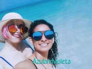 Azulandvioleta